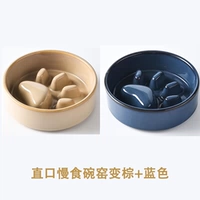 Прямая -рубца медленная чаша, печь становится синей+коричневой