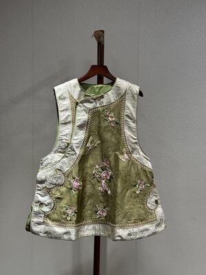 原创设计 早春重工刺绣新中式时尚气质百搭显瘦高端格格马甲2636