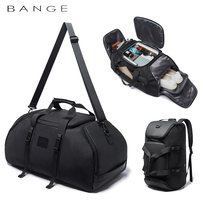 BANGE新款炫酷时尚大容量手提双肩包百搭户外旅行背包 travel bag