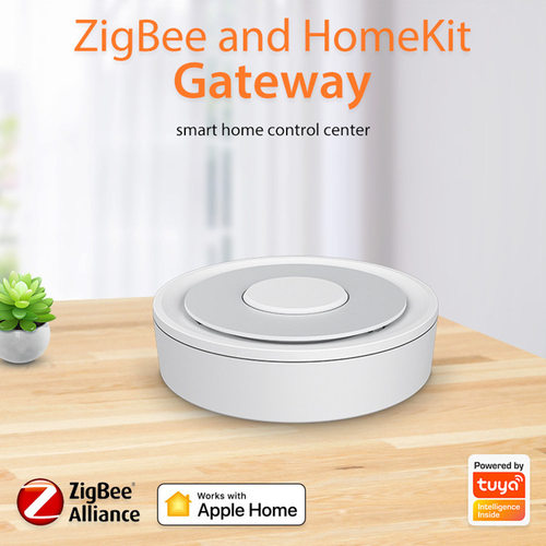 苹果HomeKit涂鸦智能ZigBee双模有线网关家庭控制系统App远程