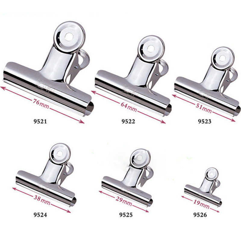 得力不锈钢票夹圆形金属外卖夹票夹加厚光面大夹子山形夹财务票据夹大长尾夹超大号夹银色文件夹子票据大夹子,文具电教/文化用品/商务用品,票夹/长尾夹,淘宝优惠券,粉丝福利购,淘宝优惠卷