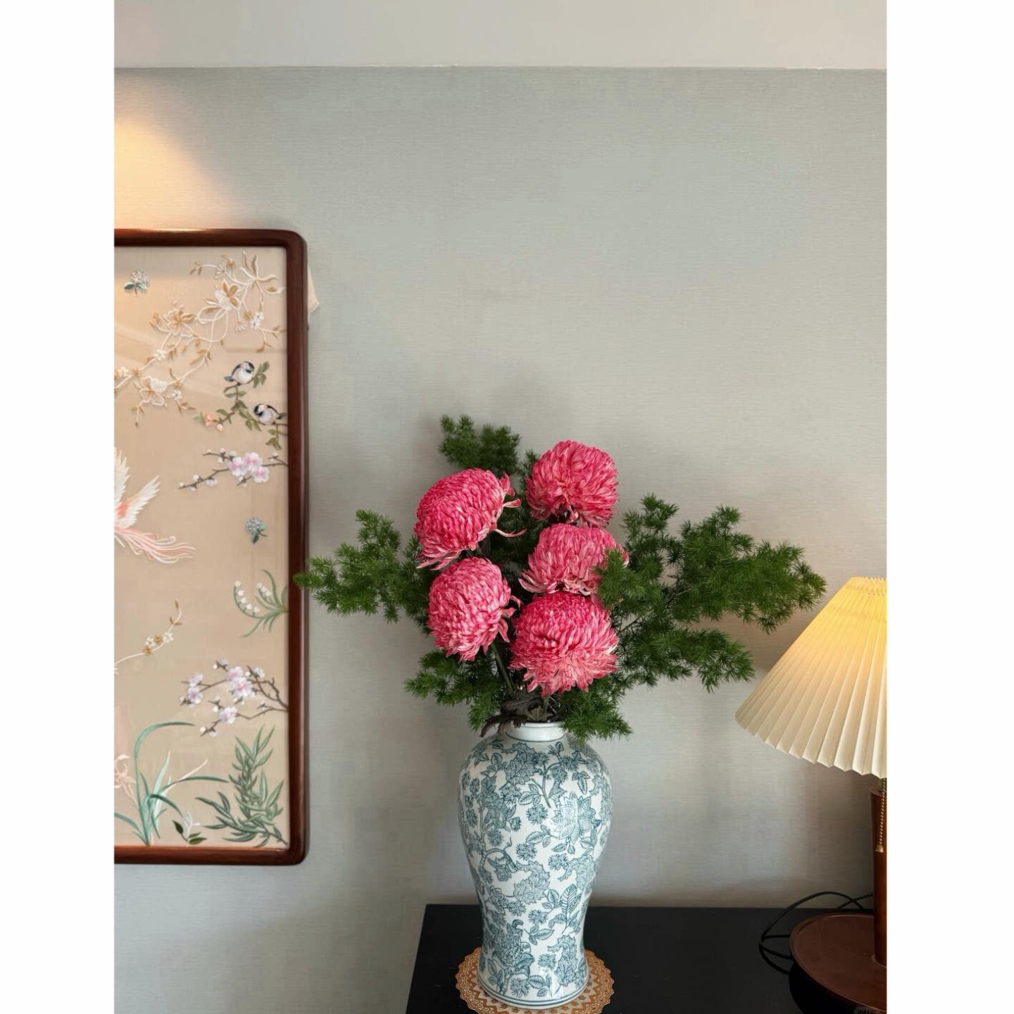 红色牡丹菊鲜花菊花鲜切花水培家用插花花期长瓶插花桌面装饰摆件
