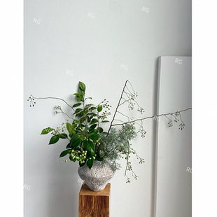 山归来鲜切小苹果大型桌面花艺组合展厅家居瓶插花鲜花水养真花
