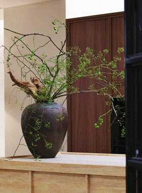 山归来鲜切山归来蔷薇果干枝真花侘寂风干花摆件软装家居布景禅意