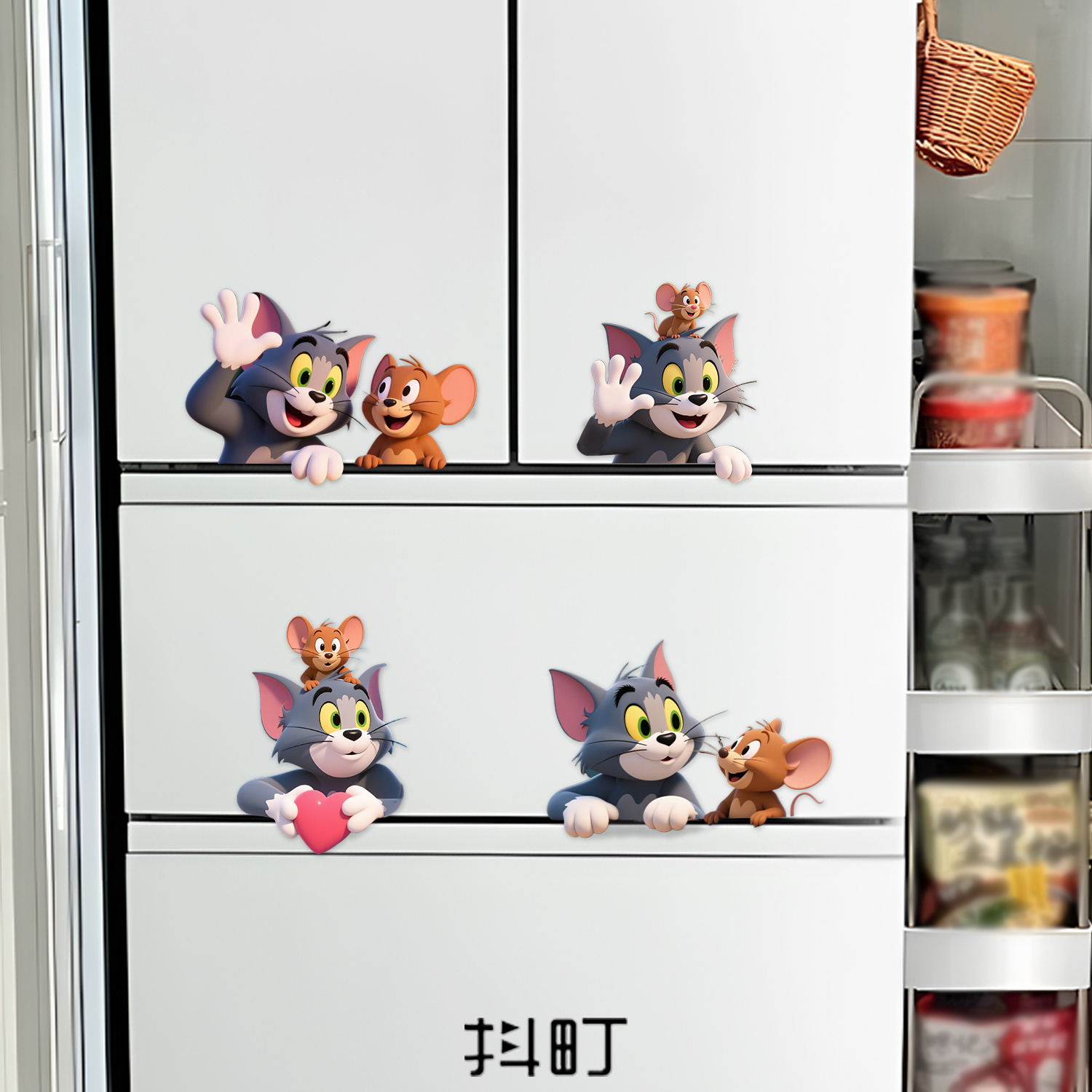 适用于冰箱创意贴3D立体磁吸贴