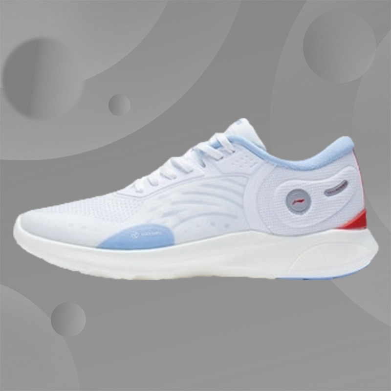 李宁正品女鞋夏季新款低帮网面透气减震休闲鞋板鞋 AGLS088-1