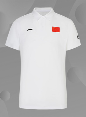 Lining/李宁正品男子宽松透气舒适运动休闲翻领短袖Polo衫APLS229