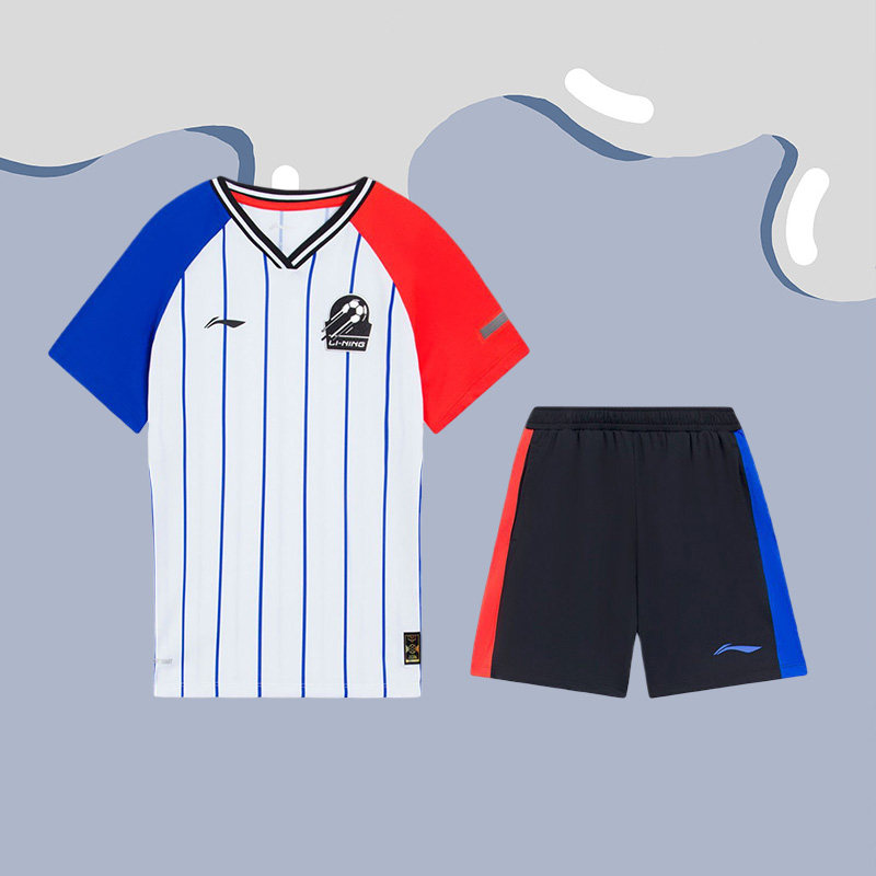 正品李宁童装夏款男童速干运动 套装中大童足球训练服YATS021,童装/婴儿装/亲子装,套装,淘宝优惠券,粉丝福利购,淘宝优惠卷