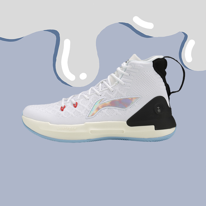 正品李宁篮球鞋驭帅13代韦德之道耐磨缓震高帮新款篮球鞋ABAP075