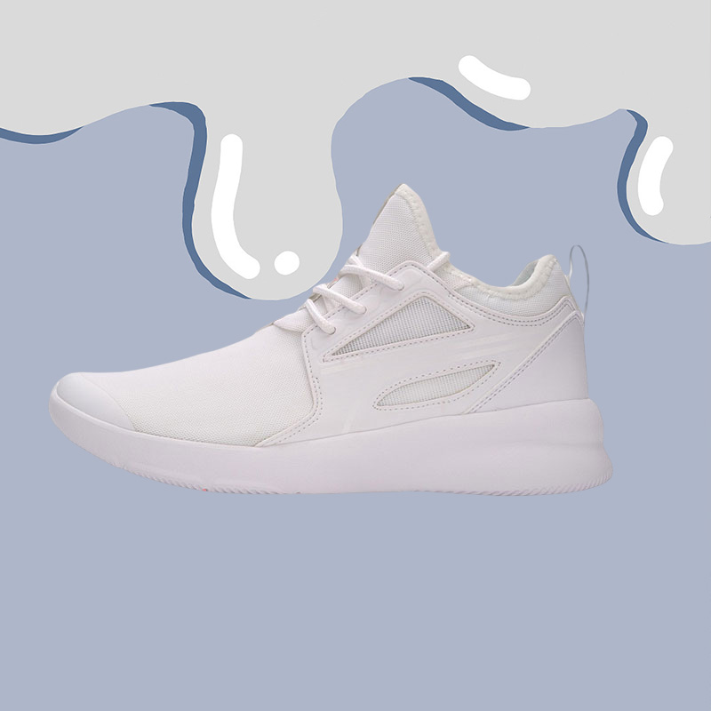 李宁休闲鞋男鞋网面透气减震舒适男子篮球文化休闲运动鞋 ABCM037