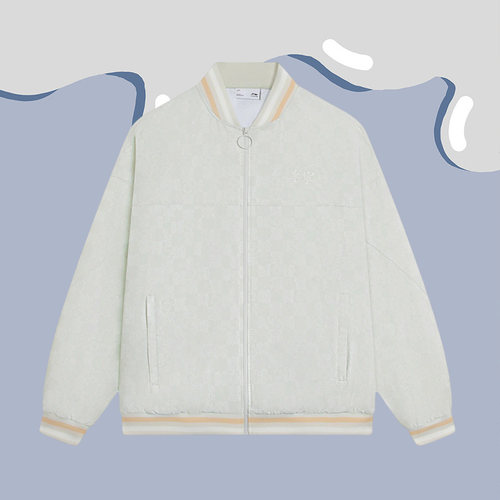 李宁正品新款男子运动休闲时尚潮流满印立领夹克外套AJDS351-1-2