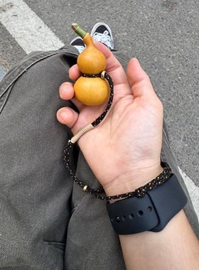 小葫芦铜珠防丢绳包挂腰绳福禄挂绳创意挂件车挂小红书复古可调节