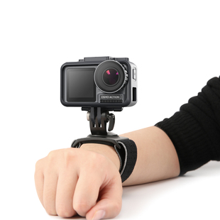 适用Pocket3口袋灵眸手掌带ACTION4/3相机固定支架Gopro12手腕带