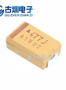 6.3V470UF D7343 470UF 477J 6.3V 黄色 D型 贴片钽电容