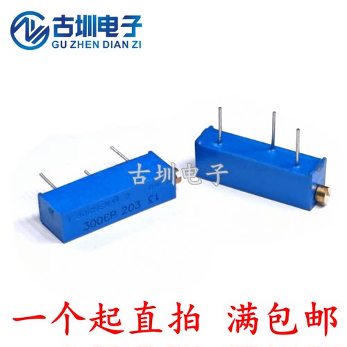 3006P 精密多圈可调电位器 1K2K5K10K20K50K100K200K500K -1-103