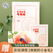 飞乐鸟水溶彩铅绘画专用纸16k油性专业水溶性彩铅纸8开300g合集