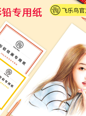 飞乐鸟彩铅纸16K油性专业水溶性彩铅绘画专用纸8K32K画纸油画棒纸