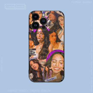 ins娅娅Olivia Rodrigo海报剪贴画大头贴头像适用于苹果17小米17红米华为荣耀OPPO手机壳液态硅胶软壳