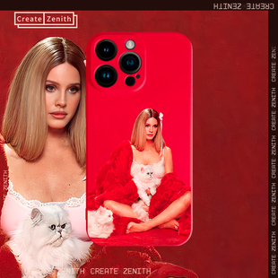 打雷姐lana del rey复古美式海报文艺 适用于苹果17小米17华为手机壳硅胶软壳