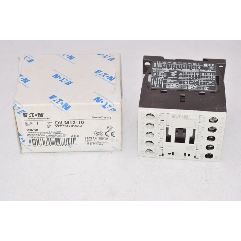 全新 Eaton Cutler Hammer XTCE012B10AD DILM12-10 接触器 120VD