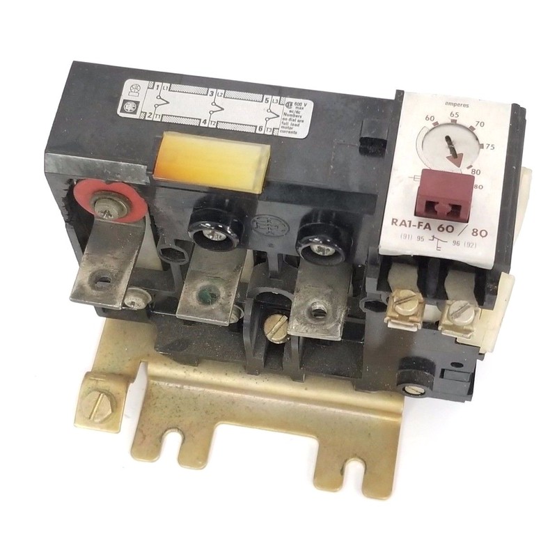 TELEMECANIQUE RA1-FA OVERLOAD RELAY 60-80 AMPERES RA1FA