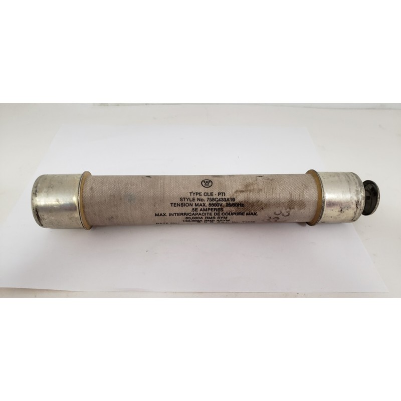 西屋 758C433A19 保险丝,类型 CLE-PTI,5500 伏 0.5E AMPERES