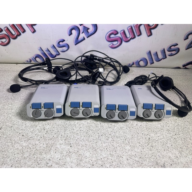 Lot of 4 Telex BP-325 2 Channel Belt Packs