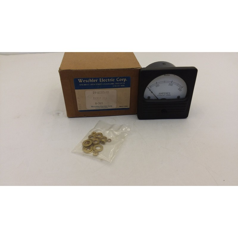 WESCHLER ELECTRIC CORP 291B280A18 0-300AC Amperes AMMETER 全