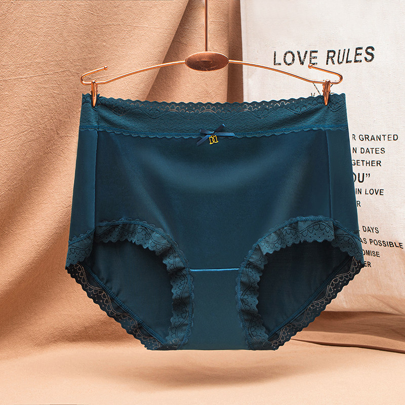 mm内裤女纯棉抗菌无痕中腰全棉少女女士平角纯色短裤透气大码日系