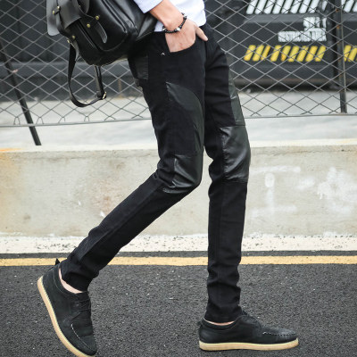 Pantalon cuir homme serré pour jeunesse - Ref 1485411 Image 1