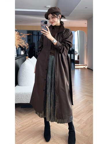 美洋 MEIYANG【Готовый запас】Ветровка Nikita 120+, крутая длинная куртка с крутым воротником-стойкой