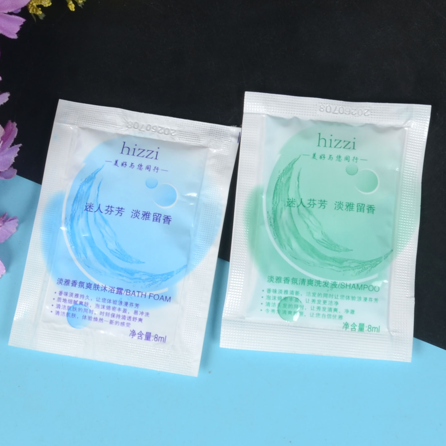 宾馆洗发水沐浴露小包装袋装酒店一次性洗漱用品旅馆专用洗头膏液