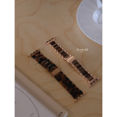 cosyac 适用苹果手表带applewatch树脂气质iwatch91011se替换表带