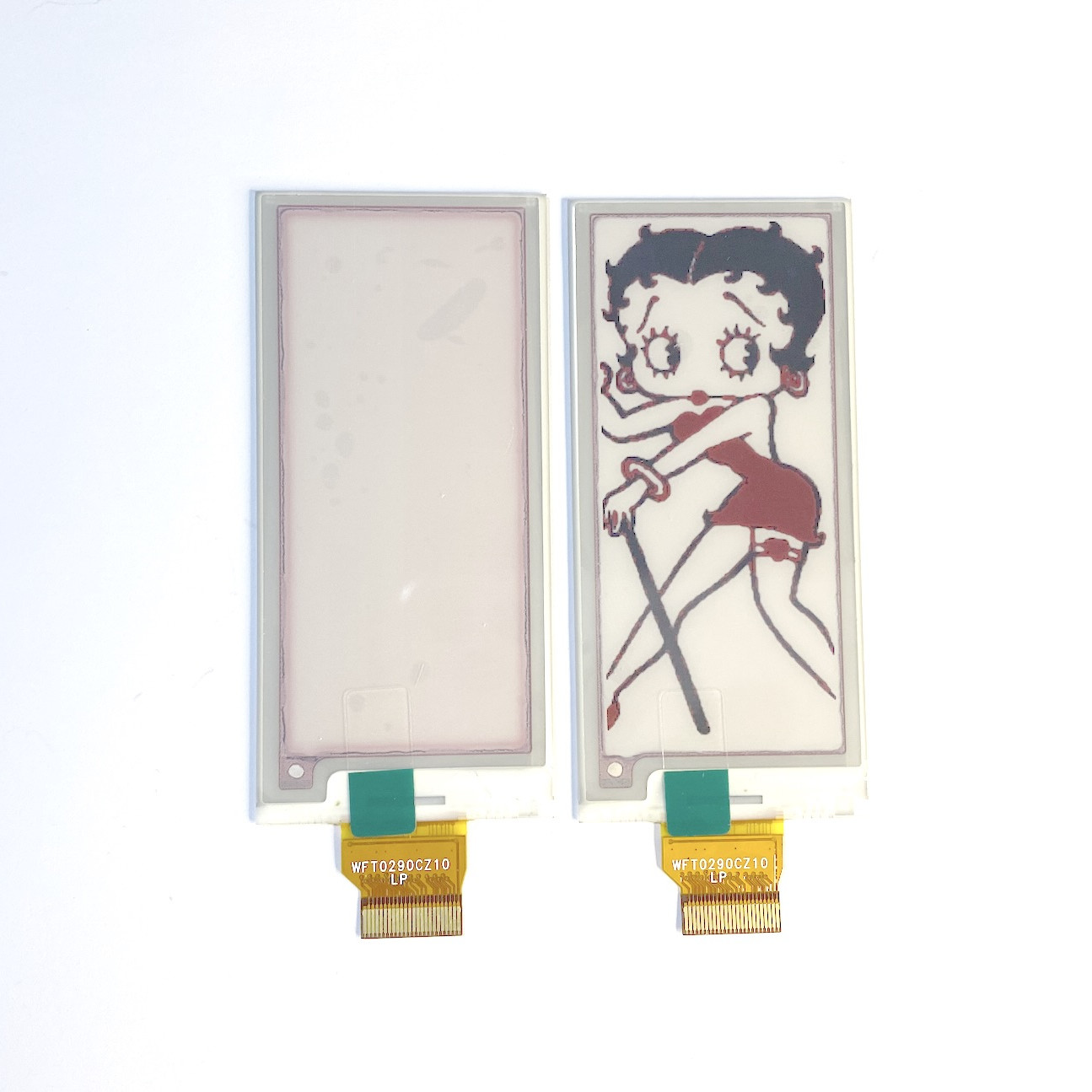 (全新屏) 2.9寸 墨水屏/电子纸 WFT0290CZ10