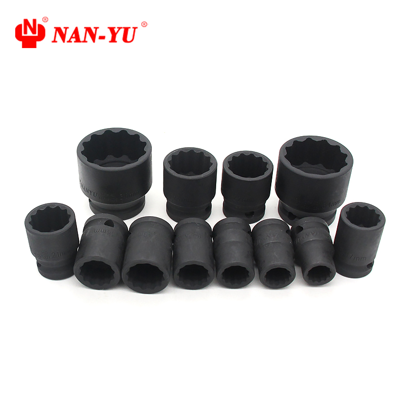 南豫NAN-YU1/2重型气动梅花12角电动扳手套筒头风动六角轮胎8-36