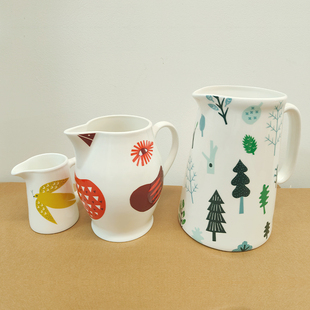 sort英国DONNA WILSON陶瓷水壶花瓶罐子北欧可爱装饰摆件Dove Jug