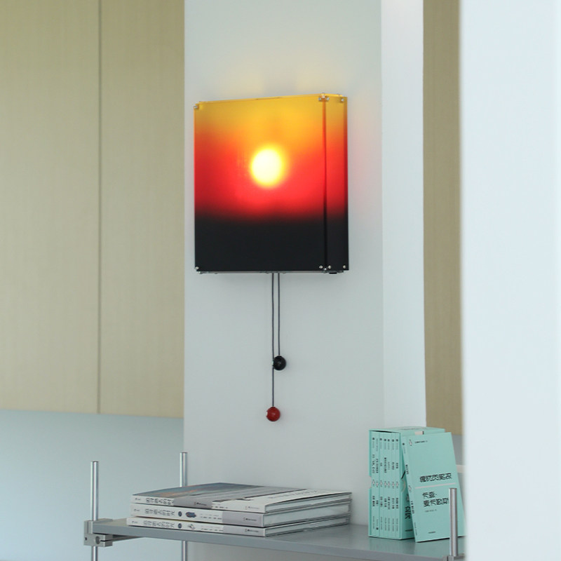 落日灯壁灯装饰氛围可升降调光