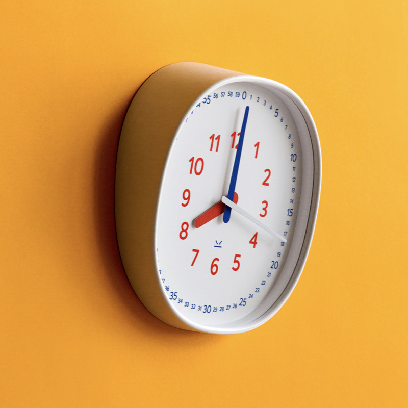 PUPUPULA儿童房静音挂钟现代简约