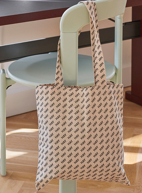 sort丹麦HAY LOGO TOTE BAG字母棉布袋环保购物帆布包单肩挎手提