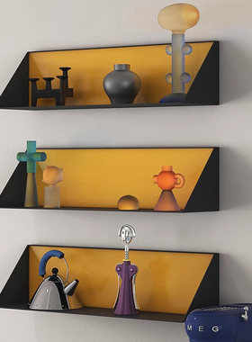 sort中国koosim糖果色盒几收纳架挂壁书架现代简约上墙置物架boxy