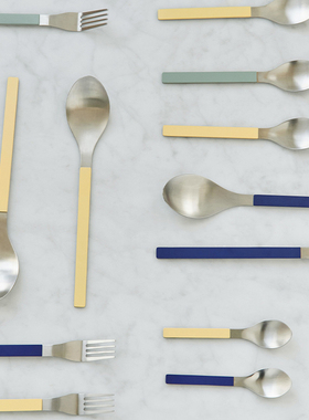 sort丹麦HAY不锈钢西餐餐具刀叉勺套装北欧现代极简约MVS CUTLERY