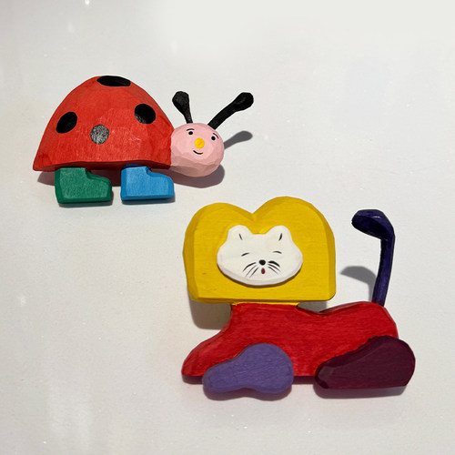 狮子甲虫手工雕刻实木挂钩衣帽钩