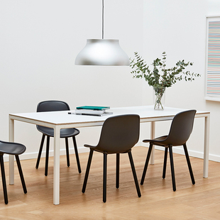 sort丹麦HAY长桌北欧现代简约餐桌书桌办公桌黑色白色家用桌子T12