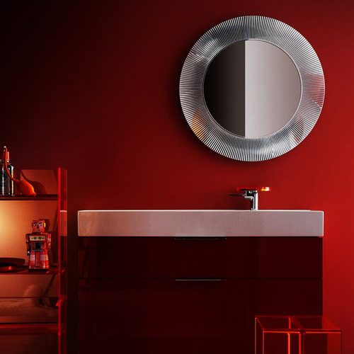 意大利进口创意个性梳妆镜圆镜子