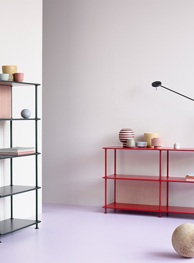 sort丹麦Montana Free现代简约组合置物架北欧置地式收纳储物架子