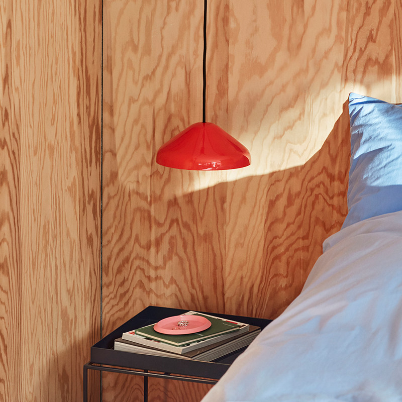 HAY彩色钢罩吊灯复古吧台灯北欧