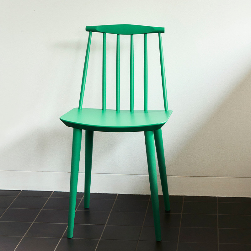 丹麦HAY椅子北欧彩色实木餐椅