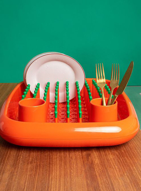 sort意大利MAGIS碗架沥水盘厨房碗筷沥水架桌面收纳盘Dish Doctor