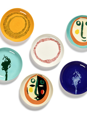 sort比利时SERAX feast抽象艺术陶瓷西餐盘碗圆盘子北欧现代餐具