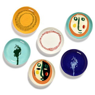 sort比利时SERAX feast抽象艺术陶瓷西餐盘碗圆盘子北欧现代餐具